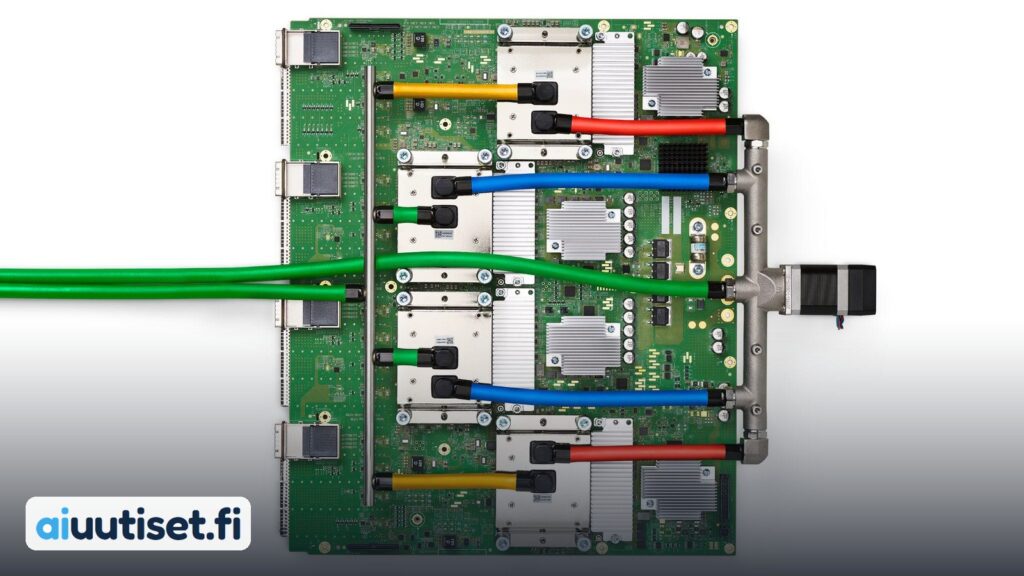 Googlen TPU v4 -tensorisuorittimen rakennekuva