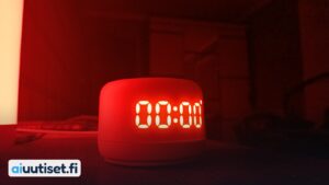 Yandex Station Lite -älykaiutin, jonka kautta Yandexin Alice-tekoälyavustajaa käytetään.