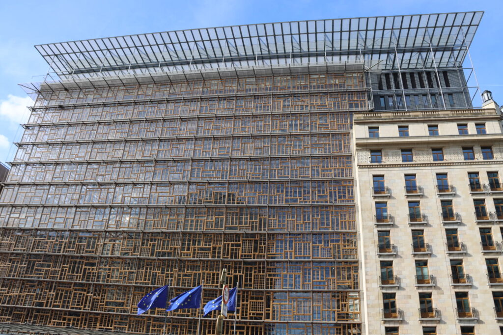 Europa-rakennus Brysselissä, Euroopan unionin neuvoston päärakennus.
